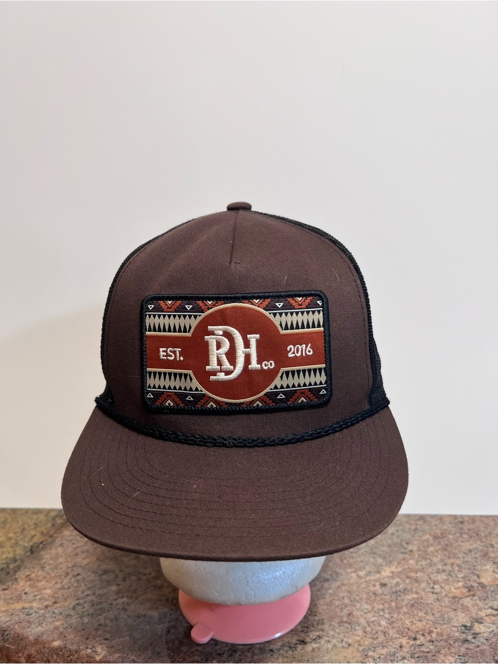 Brown Trucker Cap - Men's Casual Hat